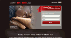 Desktop Screenshot of ebonyfootfetishclub.com